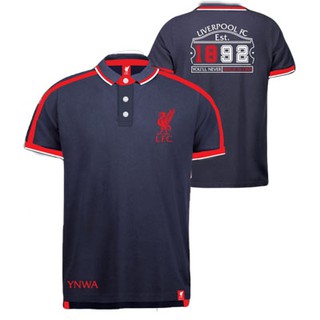 เช็คไซด์ก่อนสั่งซื้้อ !!!!!   เสื้อโปโลลิเวอร์พูล ลิขสิทธิ์แท้ LFC-PL-029NAVY   ราคา 650 บาท   (สีกรม)