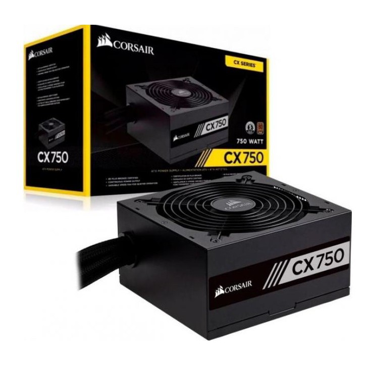 PSU CORSAIR 750WATT CX750M FOR PC | Shopee Thailand