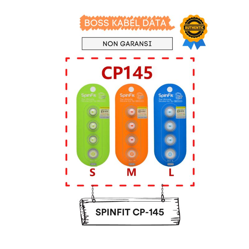 Spinfit CP 145 จุกหูฟังซิลิคอนดั้งเดิม