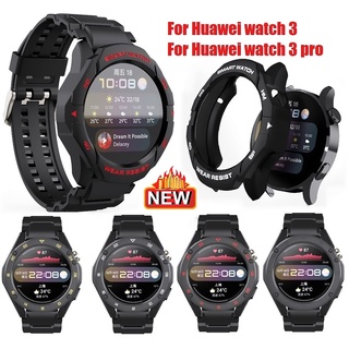 ใหม่ แข็งแรง กีฬา เคส Huawei watch 3 case , เคส Huawei Watch 3 Pro Case Sports Silicone Huawei watch 3 Protective Cover Strong Bumper Protector