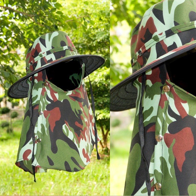 หมวกกันแดดคลุมหน้า ลายพราง ลายทหาร - รูปที่ 3