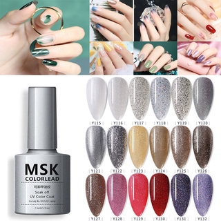 MSK Y121-129สี สีเจลทาเล็บ 7.3MLสีเจล สีทาเล็บเจล ยาทาเล็บเจล