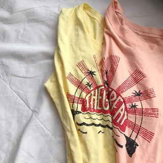 เสื้อยืดคอกลมสีสดใส