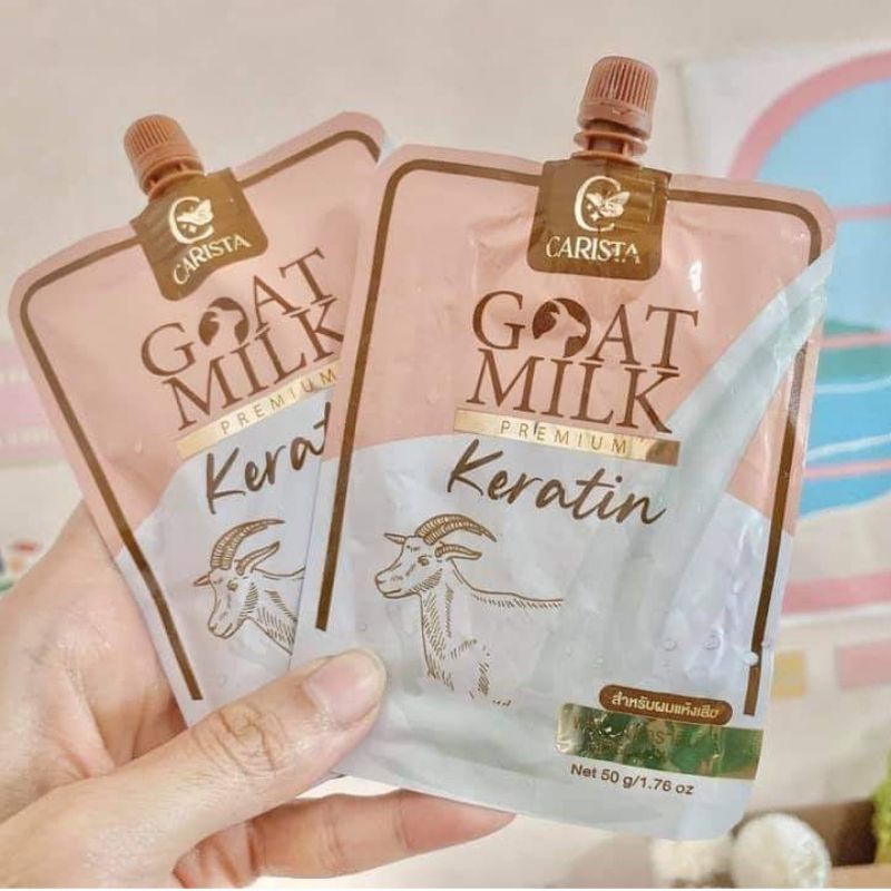 เคราตินสูตรนมแพะพรีเมี่ยม​ Goat Milk Karatin❤️ฟรี!!!ของแถมทุกออเดอร์❤️