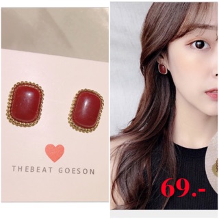 ต่างหูแฟชั่น ก้านเงินแท้925 ราคา 69.-