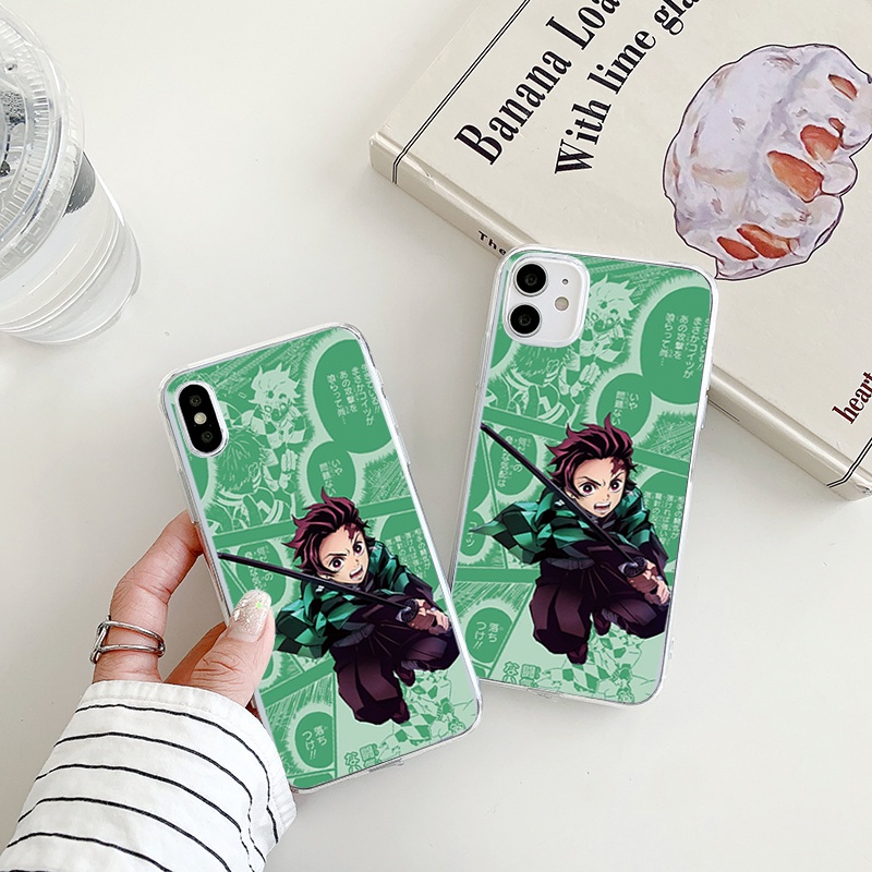 Demon Slayer เคสไอโฟน 13 pro max iPhone 7 8 7plus 8Plus Se2020 8พลัส เคส X Xr Xs Max phone cover 11 