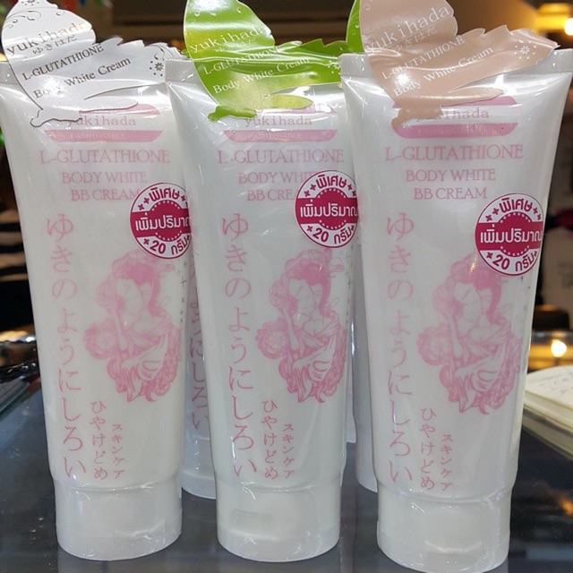 ใหม่‼️ยูกิฮาดะ แฟชั่นเนเบิล ซันบล็อคโพรเทคชั่น YUKIHADA Fashionable Body White BB Cream sun block ProtectionSPF 100 PA++