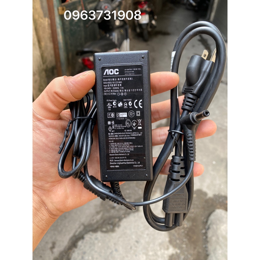 สายไฟจอภาพ AOC 19v คุณภาพดี
