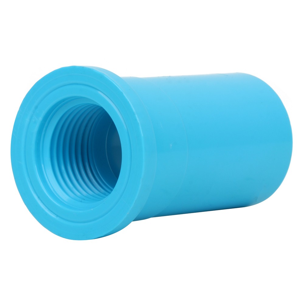 ท่อประปา ข้อต่อ ท่อน้ำ ท่อPVC ข้อต่อตรงเกลียวใน-หนา SCG 1/2" สีฟ้า FPT STRAIGHT PVC SOCKET SCG 1/2" LIGHT BLUE