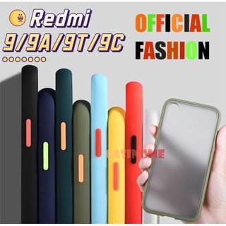 เคสโทรศัพท์มือถือแบบใสเนื้อด้านกันกระแทกสําหรับ Xiaomi Redmi 9 9T 9C 8 8A 7 7A Redmi9T