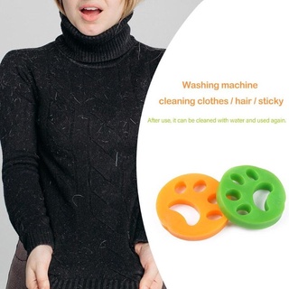 2pcs เครื่องซักผ้าแบบใช้ซ้ำได้เครื่องกำจัดขนสัตว์เลี้ยง Fur Catcher Filtering Ball