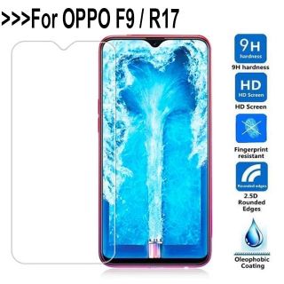 Oppo F9 ฟิล์มกระจกนิรภัยแบบใส ไม่เต็มจอ 9H