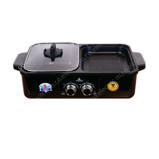 โปรโมชั่น : ใหม่ล่าสุด Mitsumaru เตาปิ้งย่าง พร้อมหม้อสุกี้ชาบู 1200w 2in1 รุ่น MC10