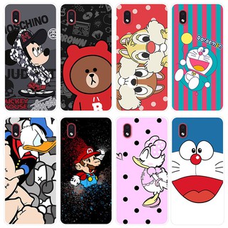 เคสสำหรับ Samsung Galaxy A01 core Case Silicone Back Cover Soft Casing Samsung A01core GalaxyA01core cartoon TPU เคส