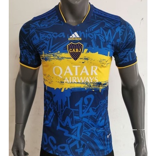 เสื้อกีฬาแขนสั้น ลายทีมชาติฟุตบอล Boca Special Edition Jersey 22-23 คุณภาพสูง ไซซ์ S-XXL