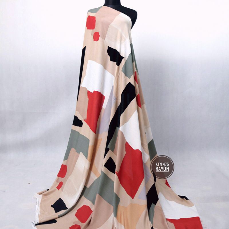 KATUN [KTN 475] ผ้าคอตตอนเรยอน/วิสคอส - กว้าง 1.50 - ราคาต่อ 0.5m