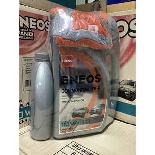 น้ำมันเครื่อง ENEOS COMMONRAIL CK-4 10W-30 เอเนออส คอมมอนเรล CK-4 10W-30 6+1L แถมฟรี!! เสื้อคละแบบ