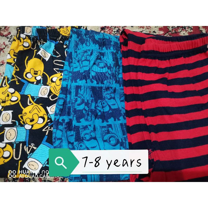 CHILDRENS SLEEP PANTS 7-8 ปี