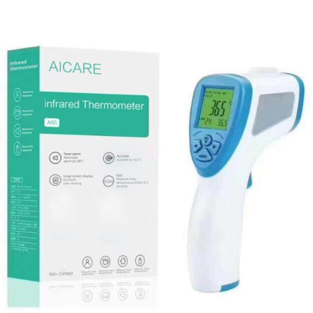 Aicare A66 Forehead Thermometer (With CE Certificate)（Shipping Does Not Include Batteries）