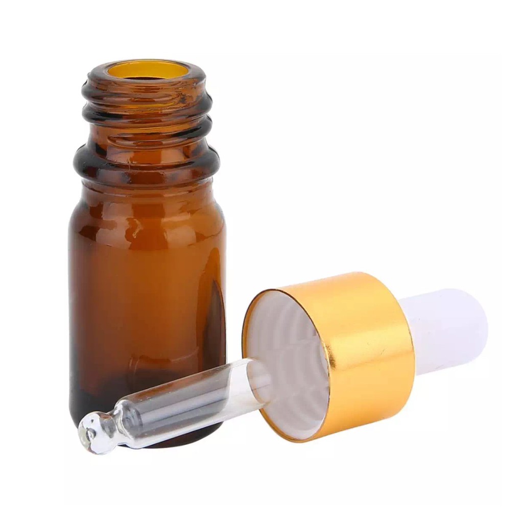 ขวดสีชาอโรม่า พร้อม ดรอปเปอร์  ขนาด 5 ml ลด 50 บาท ใส่โค้ด WSEP7CL4
