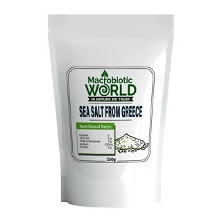 NATURAL EFE | SEA SALT FROM GREECE | เกลือทะเลกรีซ 250g