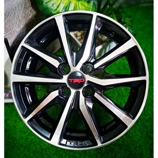 แม็กแท้ TOYOTA (TRD SPORTIVO V.4) โฉม2  ขอบ 15 นิ้ว 15*5.5 4/100 OFF 45 CB54 #ALTIS 2007 #YARIS #VIOS #ATIV ราคา 4 ล้อ