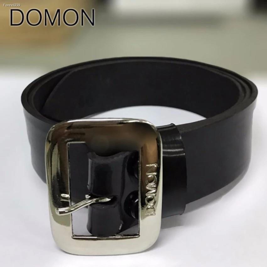 เข็มขัดนักเรียนชาย domon ของแท้ สีดำ