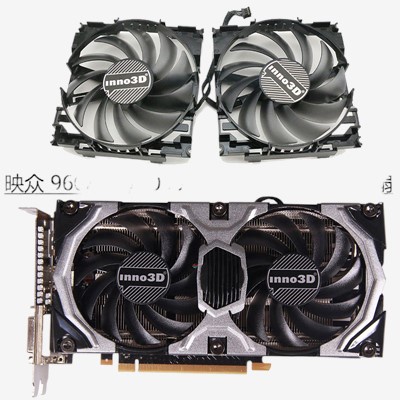 พัดลมระบายความร้อนการ์ดจอ Inno3D Yingzhong GTX 960 970 1060 CF-12915S