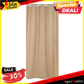 ผ้าม่าน EYELET HOME L&amp;S NIZZ UV 140x160 ซม. สีครีม ผ้าม่านหน้าต่าง EYELET CURTAIN HOME L&amp;S NIZZ UV 140X160CM CREAM