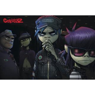 Gorillaz,โปสเตอร์วงดนตรีต่างประเทศ AM/EU