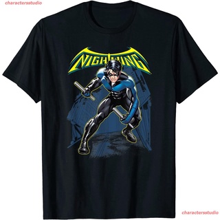 2022 Batman Nightwing T-Shirt แบทแมน เสื้อยืดผู้ชาย ดพิมพ์ลาย เสื้อยืดผ้าฝ้าย คอกลม ความนิยม discount