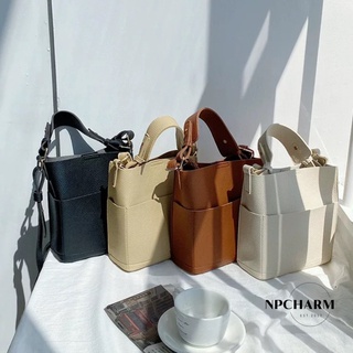 Shoulder bag” [#NPCSD01] กระเป๋าทรงถัง กระเป๋าสะพายข้าง กระเป๋าถือ สไตล์เกาหลี