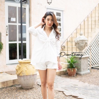 Linen lover set ชุดเชทเชิ้ต รุดหน้า