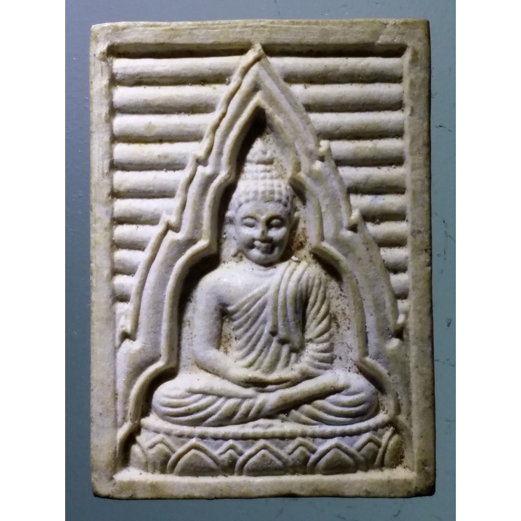 SP 095  พระผงของขวัญ พิมพ์ใหญ่ หลังยันต์พุทโธ