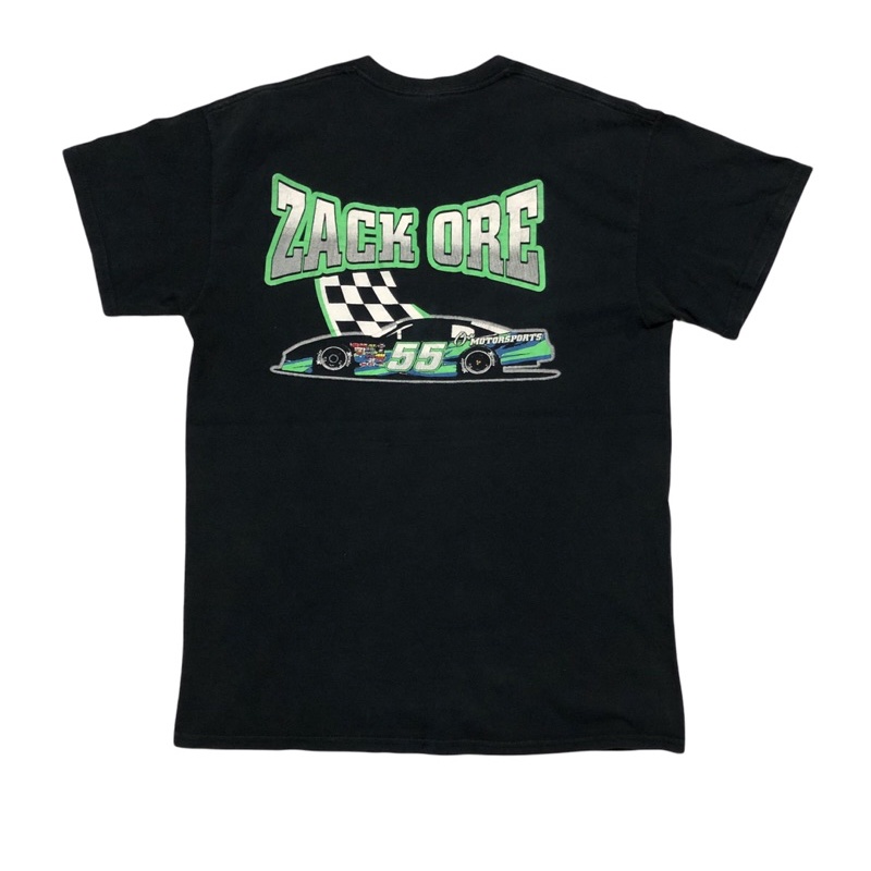 Zack ore Nascar 55. (เสื้อยืดมือสอง/เสื้อรถ)สามารถปรับแต่งได้