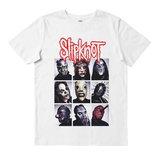 Slipknot - กลุ่มสีขาว | เสื้อยืด พิมพ์ลายวงดนตรี | เพลงเมอร์ช | Unisex | วงดนตรี MERCH | เสื้อยืด พิมพ์ลายดนตรี | โลหะ