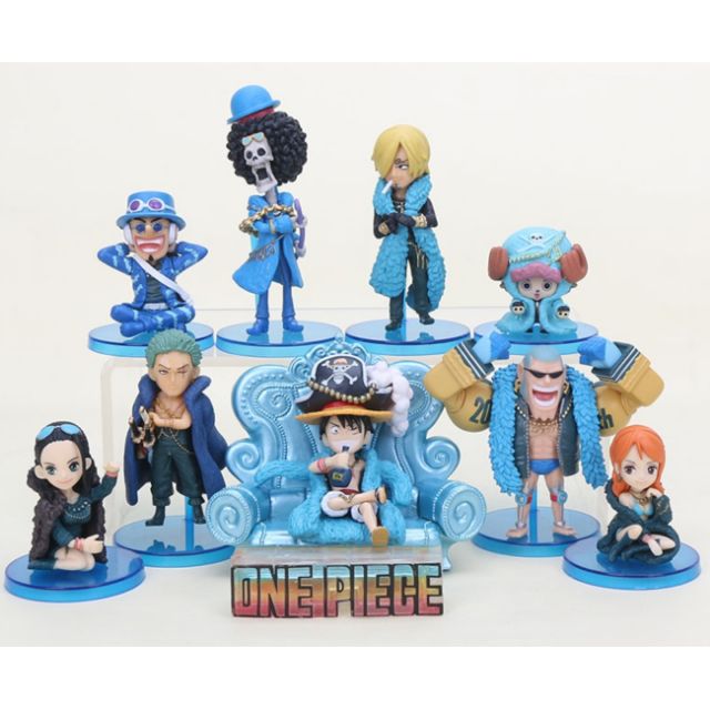 โมเดลวันพีช ( One Piece models ) เซตโทนสีฟ้า น่าสะสมมากๆครับ