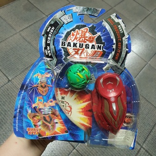 บาคุกัน Bakugan Brawlers Figure + Base + Card Green Dragonoid