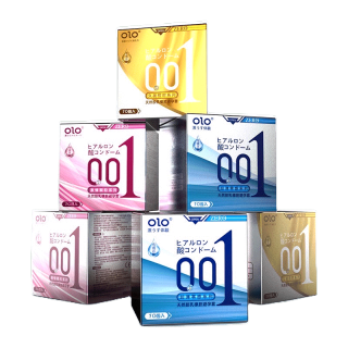 OLO 50-52-54mm Condoms ถุงยางอนามัยบางแท้ Olo (10 ชิ้น) * ไม่ปรากฏชื่อสินค้าที่ด้านหน้า*