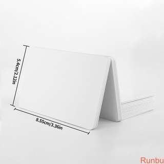 Runbu-Rewritable RFID Cards 125Khz Response Frequency Writable RFID PVC Tags with 330 Bits Storage 5pcs