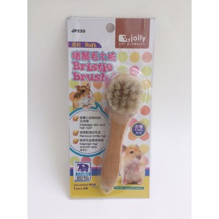 JOLLY Bristle Brush แปรงขนสำหรับสัตว์เล็ก นวดตัวเพิ่มความสบาย เลือดหมุนเวียนดี ขนสวย