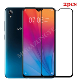 2 PCS ฟิล์มกระจกนิรภัย เต็มจอ VIVO Y91C อุปกรณ์กันรอยหน้าจอ VIVOY91C Y91 C Y 91C กระจก กระจกนิรภัย