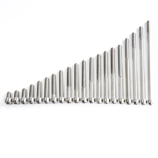 RTAMO Titanium Gr5 Silver Color M6(เบอร์ 10) 10,12,15,20,25-120L Pillar Torx Head