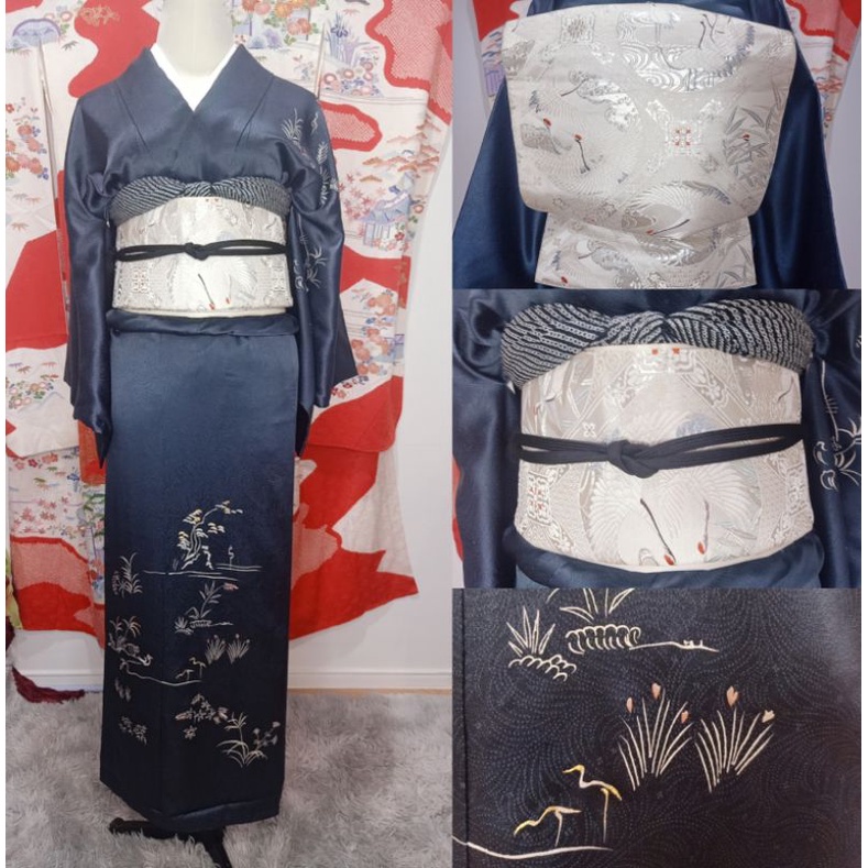 พร้อมส่ง Set kimono ชุดกิโมโนมือสอง จากญี่ปุ่น