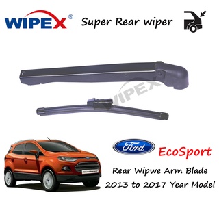 ชุดประกอบที่ปัดน้ําฝนด้านหลังรถยนต์ สําหรับ Ford EcoSport (แขน ใบมีด) สําหรับ 2013 เป็น 2017 ECO SPORT (ชุดแขน ใบมีด น็อต)