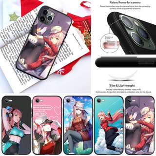 Fl31 เคสโทรศัพท์มือถือแบบนิ่ม ลาย Darling in the FranXX Zero Two สําหรับ iPhone 5 5S 6 6S 7 8 11 Pro Max Plus SE XR