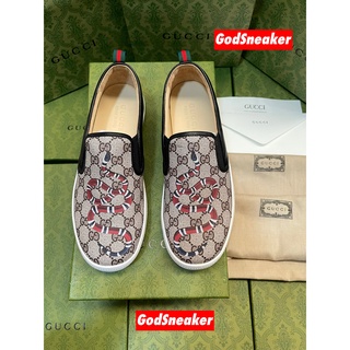 [ พร้อมส่ง ] Gu*ci Slip On " Snake " Size 40 - 46 [ ORI ]