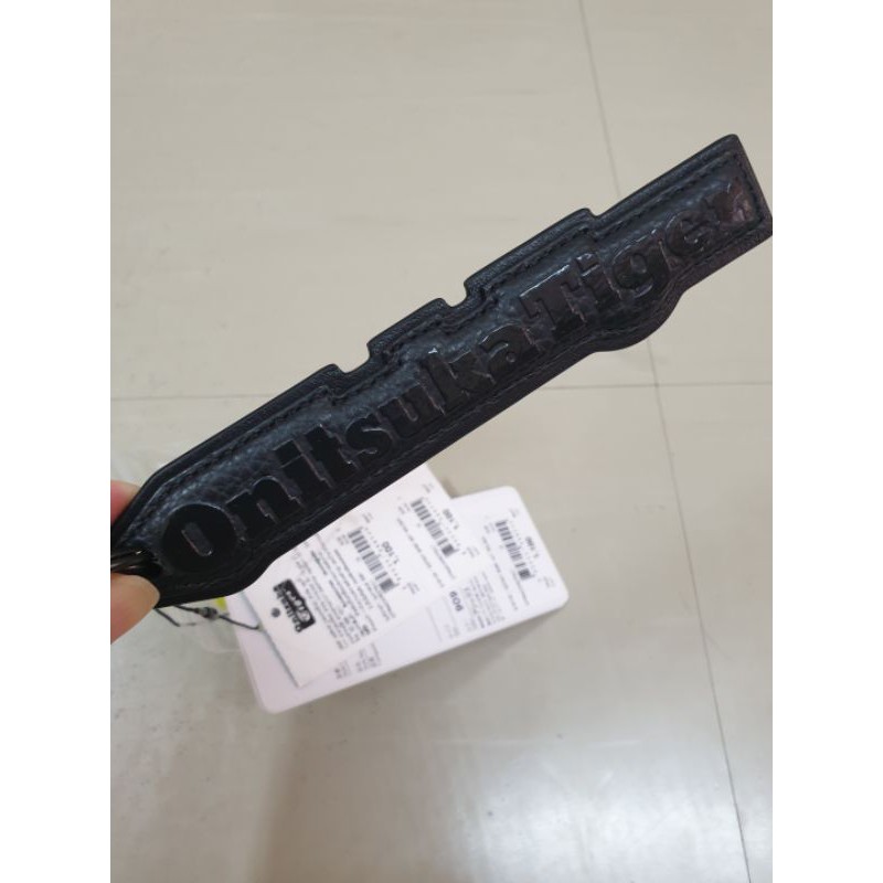 Onitsuka tigerแท้ พวงกุญแจหนังปั้มโลโก้
