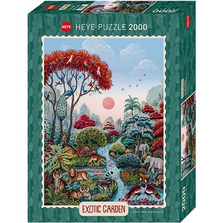 จิ๊กซอว์ 2000 pcs PUZZLE HEYE - WILDLIFE PARADISE (Exotic Garden)