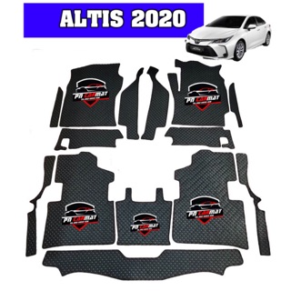 พรมปูพื้นรถยนต์ ALTIS 2020-2021 แถมฟรีแผ่นกันสึกพลาสติกอย่างดีมูลค่า250-.บาท